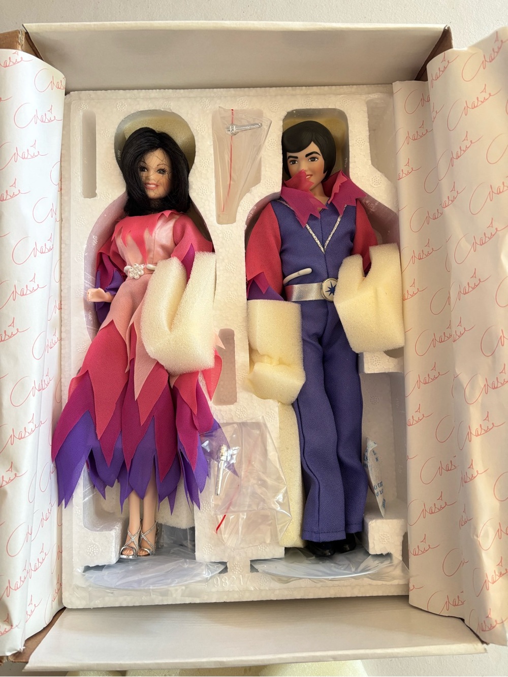 Vintage Marie & Donni Osmond "Through The Years" Collector Doll Box